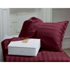 Постельное белье MirSon Сатин-страйп Aldo 200х220 евро Фото