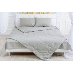 Одеяло MirSon шовкова Літня №2364 Light Gray 155x215 Фото