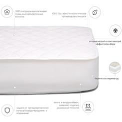 Наматрасник MirSon Natural Line Стандарт Tencel Aloe Vera 982 140x200 Фото 2