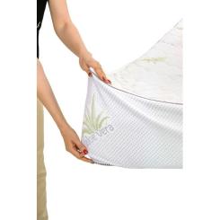Наматрасник MirSon №1010 Alberto Wool Aloe Vera 90х200 см Фото 6