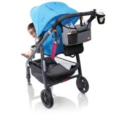 Сумка для мамы DreamBaby GREY DENIM Органайзер, подстаканник, крючки Фото 2