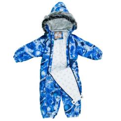 Комбинезон детский Huppa REGGIE-3 1 36020130 синій з принтом 80 Фото 3