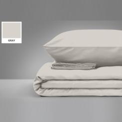Постельное белье MirSon Бязь Premium Light Gray 143х210 Фото