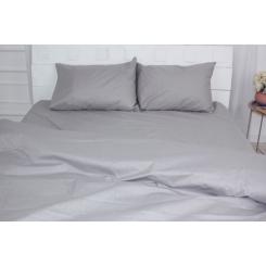 Постельное белье MirSon Бязь Premium Light Gray 143х210 Фото 2
