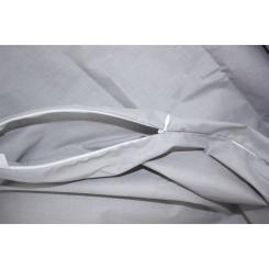 Постельное белье MirSon Бязь Premium Light Gray 143х210 Фото 4