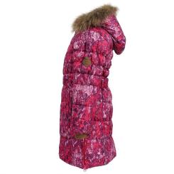 Пальто детское Huppa YASMINE 12020055 фуксия с принтом 104 Фото 2