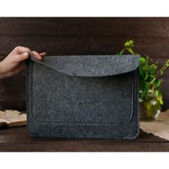 Чехол для ноутбука Gmakin 14 Macbook Pro, Dark Gray Фото 10