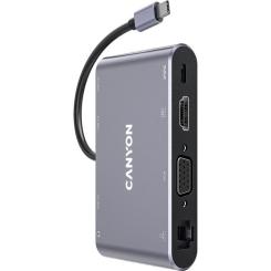 Порт-репликатор Canyon 8-in-1 USB-C Фото