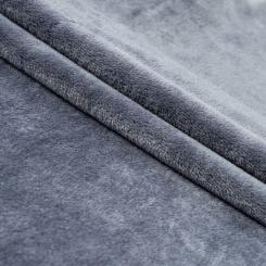 Плед Home Line флисовый Фланель серый, 150х195см Фото 1