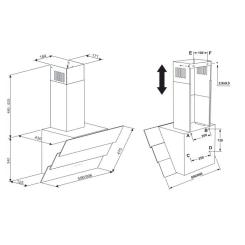 Вытяжка кухонная Eleyus FENIX 1200 LED 60 WH Фото 10