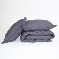 Постельное белье MirSon Satin 30-0012DarkGray 160х220 Сімейний Фото 11