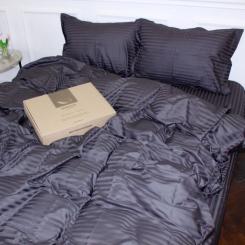 Постельное белье MirSon Satin 30-0012DarkGray 160х220 Сімейний Фото 6