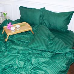 Постельное белье MirSon SatinStripe 30-0017Green 143х210 Сімейний Фото 2