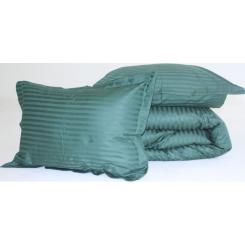 Постельное белье MirSon SatinStripe 30-0017Green 143х210 Сімейний Фото 8