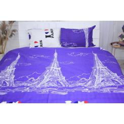 Постельное белье MirSon Бязь Premium 19-0426 Fucsia 2х160х220 Фото 1