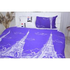 Постельное белье MirSon Бязь Premium 19-0426 Fucsia 2х160х220 Фото 2