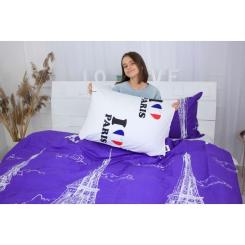 Постельное белье MirSon Бязь Premium 19-0426 Fucsia 2х160х220 Фото 4