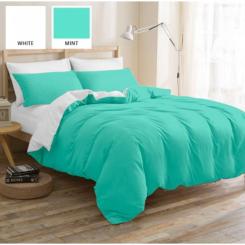 Постельное белье MirSon Бязь Premium White-mint (11-2107 + 11-2208) 2х160х Фото