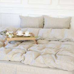 Постельное белье MirSon Лен Grey sky 175х210 Фото 9