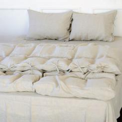 Постельное белье MirSon Лен Grey sky 175х210 Фото 1