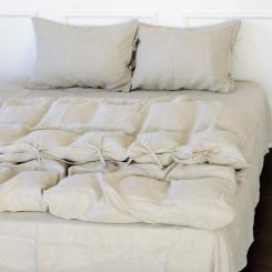 Постельное белье MirSon Лен Grey sky 175х210 Фото 2