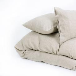 Постельное белье MirSon Лен Grey sky 175х210 Фото 7