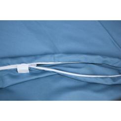 Постельное белье MirSon Сатин 0845 Blue Wave 2х160х220 Фото 3
