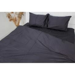 Постельное белье MirSon Сатин 0848 Blue Black 220х240 Фото 2