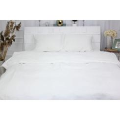Постельное белье MirSon Сатин Premium Moko White 0001 160х220 Фото 1