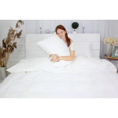 Постельное белье MirSon Сатин Premium Moko White 0001 160х220 Фото 3