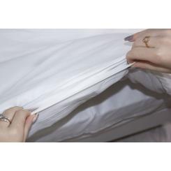 Постельное белье MirSon Сатин Premium Moko White 0001 160х220 Фото 4