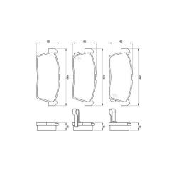 Тормозные колодки Bosch 0 986 424 695 Фото 3