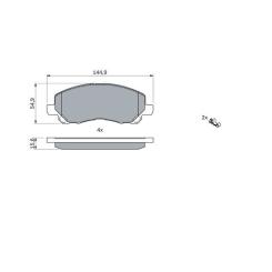 Тормозные колодки Bosch 0 986 424 716 Фото 5