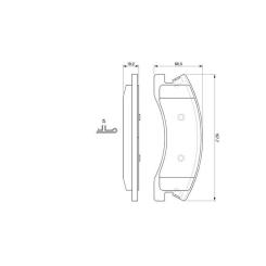 Тормозные колодки Bosch 0 986 424 823 Фото 4