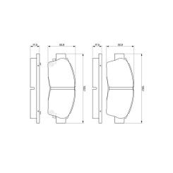 Тормозные колодки Bosch 0 986 461 123 Фото