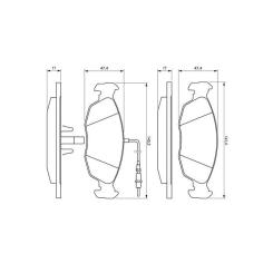 Тормозные колодки Bosch 0 986 461 764 Фото 3