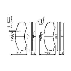 Тормозные колодки Bosch 0 986 467 411 Фото 6