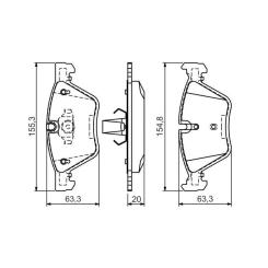 Тормозные колодки Bosch 0 986 494 118 Фото 4