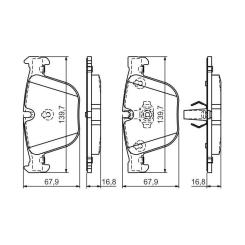 Тормозные колодки Bosch 0 986 494 294 Фото 2