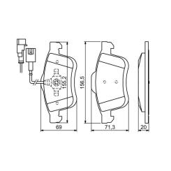 Тормозные колодки Bosch 0 986 494 453 Фото 4