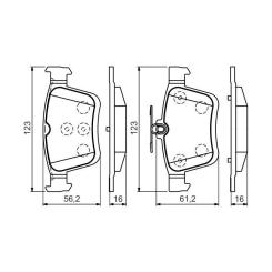 Тормозные колодки Bosch 0 986 494 659 Фото 6