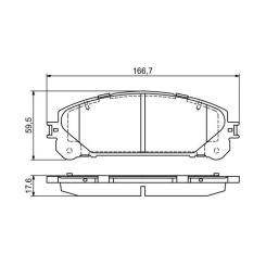 Тормозные колодки Bosch 0 986 494 686 Фото 1