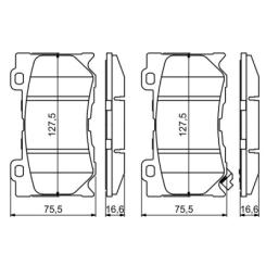 Тормозные колодки Bosch 0 986 494 707 Фото 5