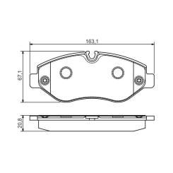 Тормозные колодки Bosch 0 986 495 098 Фото 4