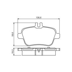 Тормозные колодки Bosch 0 986 495 348 Фото 4
