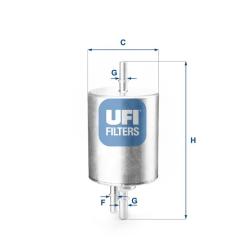 Фильтр топливный UFI 31.830.00 Фото