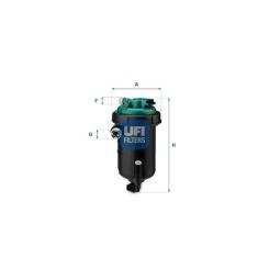 Фильтр топливный UFI 55.148.00 Фото