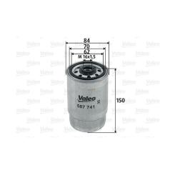 Фильтр топливный Valeo 587741 Фото