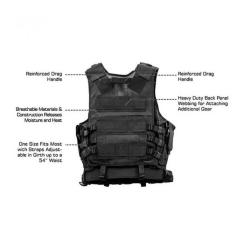 Жилет разгрузочный Leapers Black Фото 2