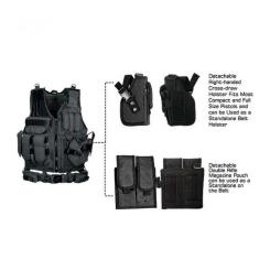 Жилет разгрузочный Leapers Black Фото 3